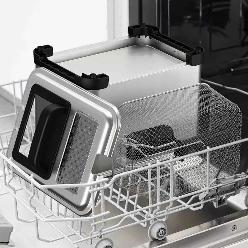 Tefal Family Pro FR507D Single 4 L Stand-alone 2400 W Fritteuse Edelstahl