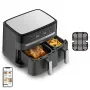 Tefal Dual Easy Fry & Grill EY905B Doppel-8,3-L-Standgerät 2700 W Heißluftfritteuse Grau