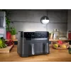 Tefal Dual Easy Fry & Grill EY905B Doppel-8,3-L-Standgerät 2700 W Heißluftfritteuse Grau
