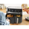 Tefal Dual Easy Fry & Grill EY905B Doppel-8,3-L-Standgerät 2700 W Heißluftfritteuse Grau