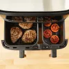 Tefal Dual Easy Fry & Grill EY905B Doppel-8,3-L-Standgerät 2700 W Heißluftfritteuse Grau