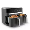 Tefal Dual Easy Fry & Grill EY905B Doppel-8,3-L-Standgerät 2700 W Heißluftfritteuse Grau