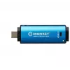 Kingston Technology IronKey 256 GB USB-C Vault Privacy 50C AES-256-verschlüsselt, FIPS 197