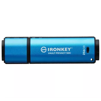 Kingston Technology IronKey 256 GB USB-C Vault Privacy 50C AES-256-verschlüsselt, FIPS 197