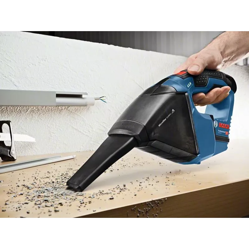 Bosch GAS 12V Professional Handstaubsauger Schwarz, Blau, Rot Beutellos