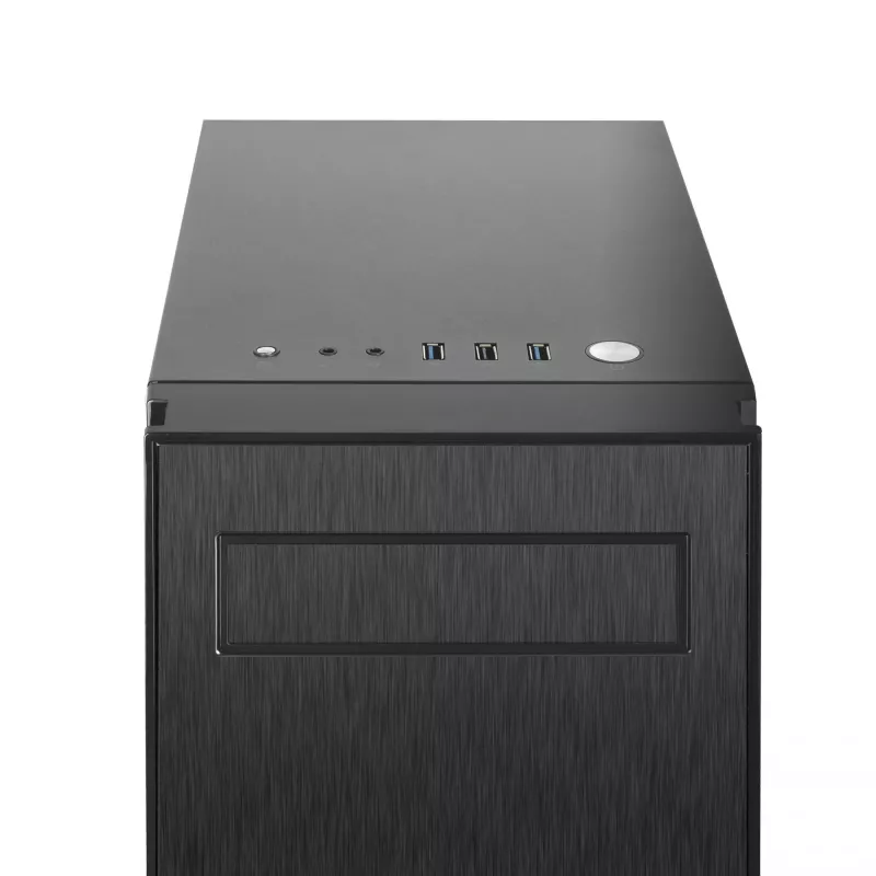 Chieftec AL-02B-TG-OP Computergehäuse Tower Schwarz