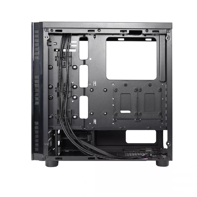 Chieftec AL-02B-TG-OP Computergehäuse Tower Schwarz
