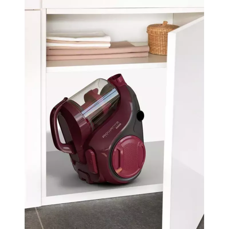 Bodenstaubsauger ROWENTA Swift Power RO2933 — 750 W, beutellos, burgunderrot/schwarz, 4,87 kg