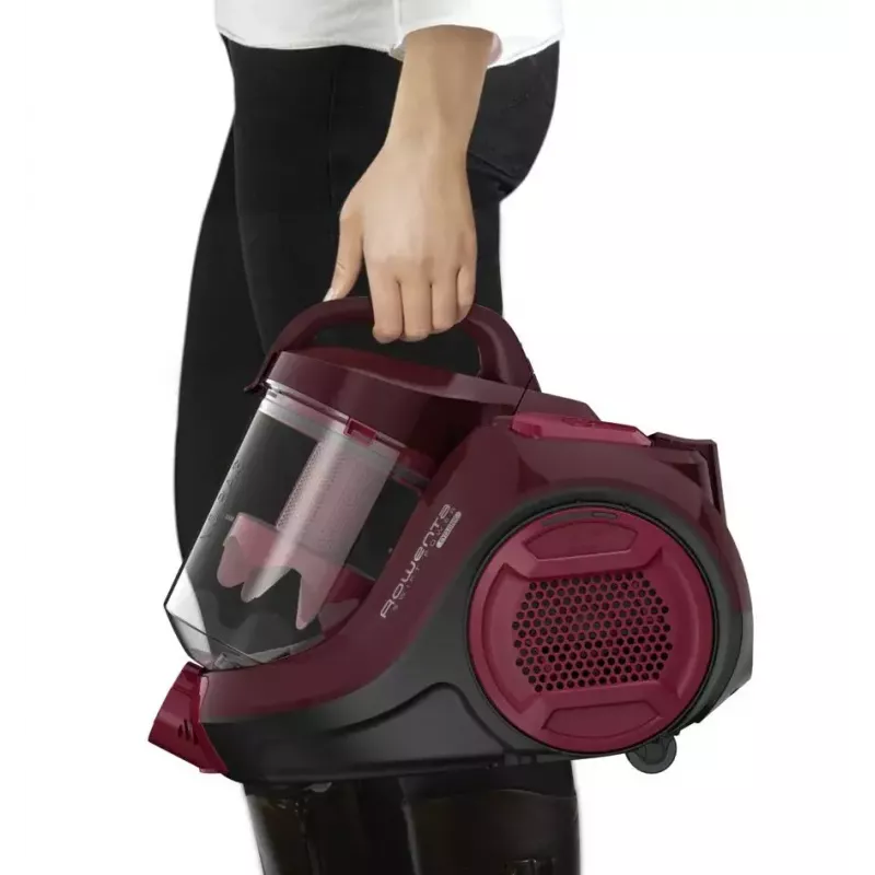 Bodenstaubsauger ROWENTA Swift Power RO2933 — 750 W, beutellos, burgunderrot/schwarz, 4,87 kg