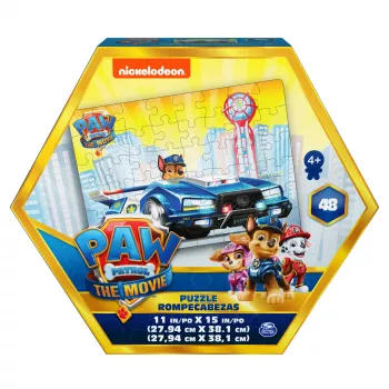 Spiele PAW Patrol Der Film, 48-teiliges Puzzle für Kinder ab 4 Jahren, Chase