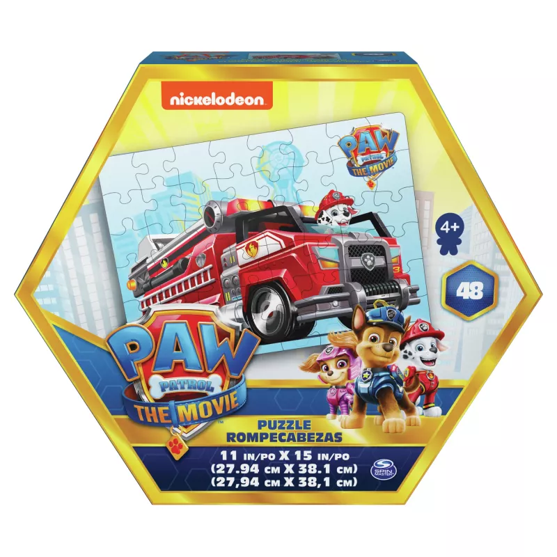 Spiele PAW Patrol Der Film, 48-teiliges Puzzle für Kinder ab 4 Jahren, Chase