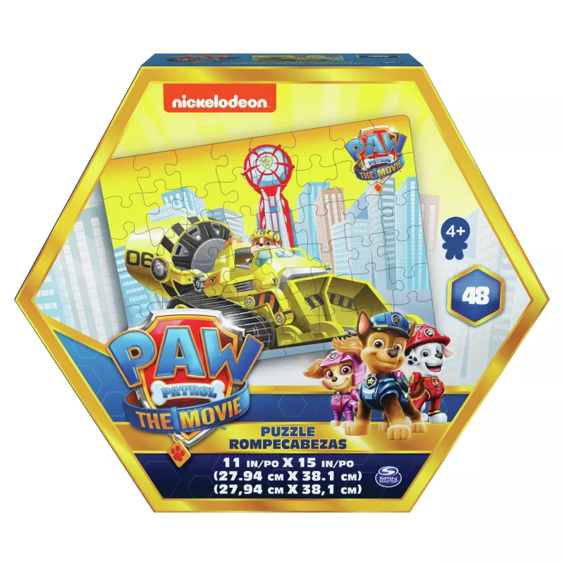 Spiele PAW Patrol Der Film, 48-teiliges Puzzle für Kinder ab 4 Jahren, Chase