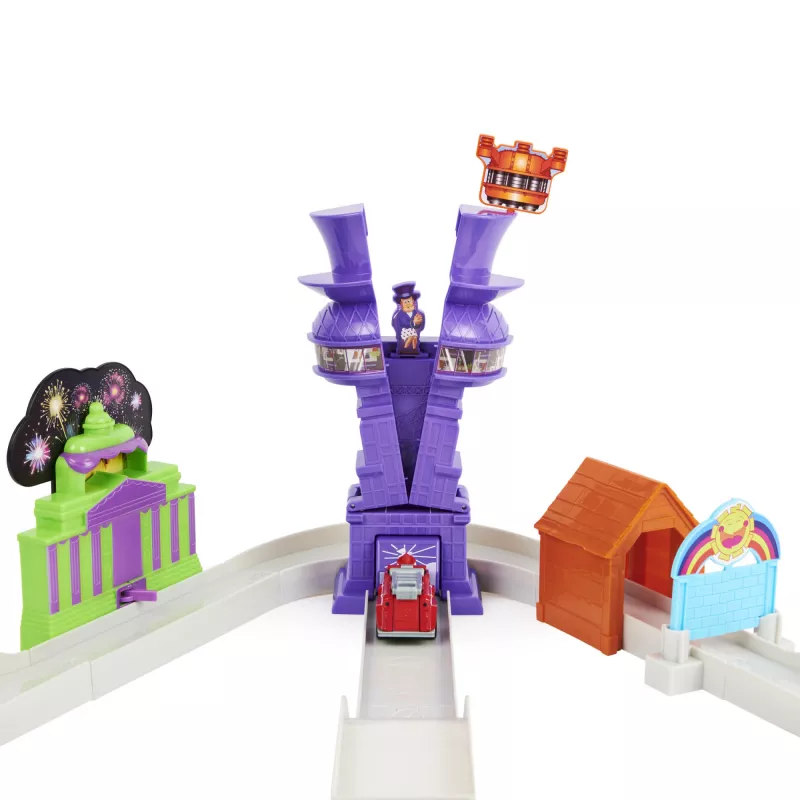 PAW Patrol , True Metal Total City Rescue Movie Track Set mit exklusivem Marshall-Fahrzeug, Maßstab 1:55, Spielzeug für Kinder ab 3 Jahren
