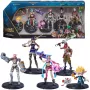 League of Legends , Dual Cities Pack w/ Exclusive Jinx, Heimerdinger, Vi, Caitlyn, and Ekko, 4-Inch Collectible Figuren, Accessories, Ages 12 and Up