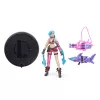 League of Legends , Dual Cities Pack w/ Exclusive Jinx, Heimerdinger, Vi, Caitlyn, and Ekko, 4-Inch Collectible Figuren, Accessories, Ages 12 and Up