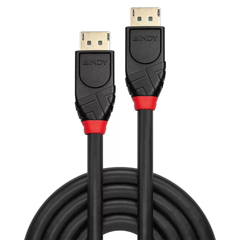 Lindy 15m Active DisplayPort 1.2 Kabel, 15 m, DisplayPort, DisplayPort, Male, Male, 3840 x 2160 Pixel