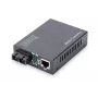 DIGITUS Medienkonverter, Multimode 10/100Base-TX auf 100Base-FX, inkl. Netzteil SC-Stecker, bis zu 2 km