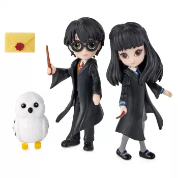 Wizarding World, Magical Minis Harry Potter und Cho Chang Freundschafts-Set mit Kreatur, Spielzeug für Kinder ab 5 Jahren