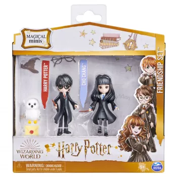 Wizarding World, Magical Minis Harry Potter und Cho Chang Freundschafts-Set mit Kreatur, Spielzeug für Kinder ab 5 Jahren