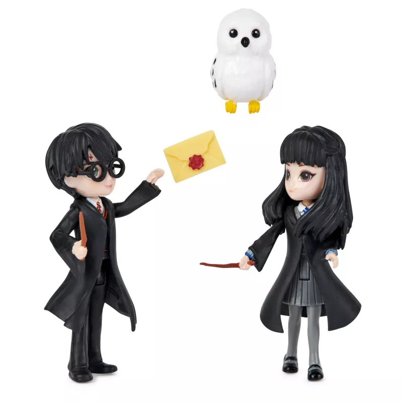 Wizarding World, Magical Minis Harry Potter und Cho Chang Freundschafts-Set mit Kreatur, Spielzeug für Kinder ab 5 Jahren