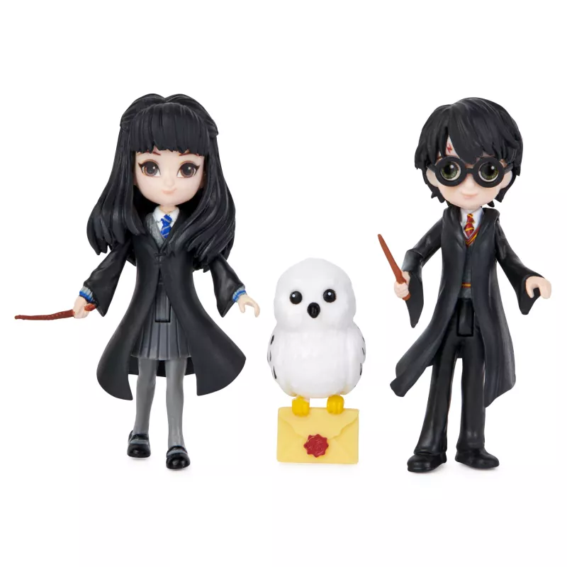 Wizarding World, Magical Minis Harry Potter und Cho Chang Freundschafts-Set mit Kreatur, Spielzeug für Kinder ab 5 Jahren
