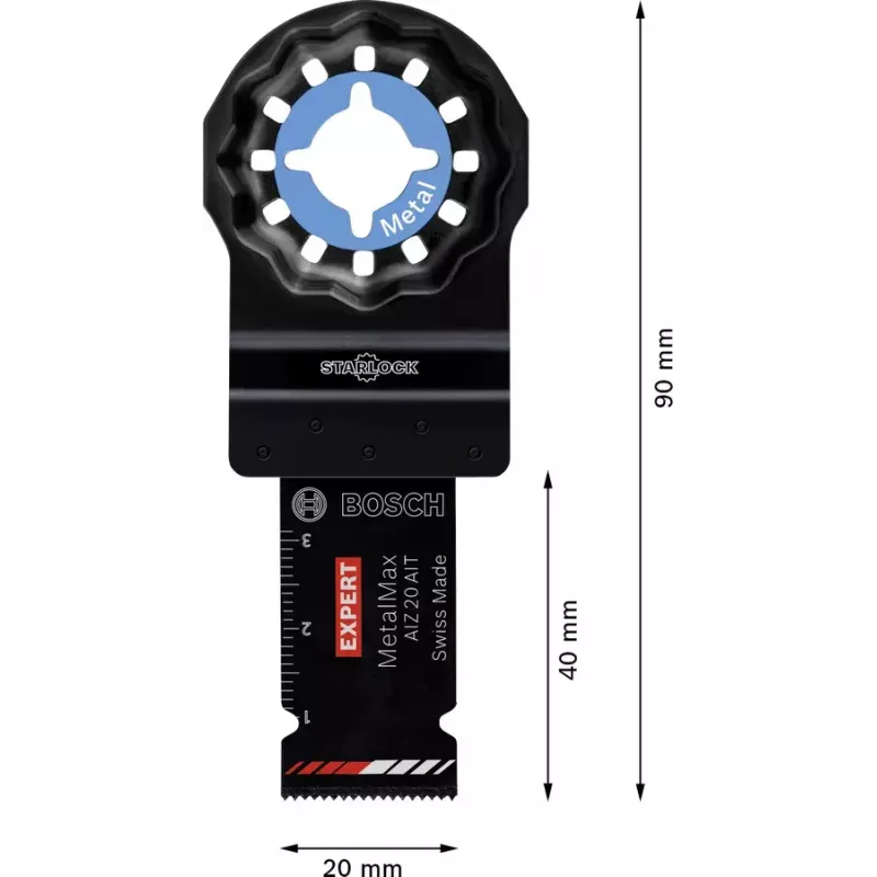 Bosch 2 608 900 012 Multifunktionswerkzeug-Aufsatz Tauchschnittblatt