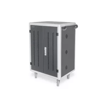 DIGITUS Lade-/Aufbewahrungswagen 15.6in USB-C 30 Ladeplätze PDU Lüfter 1260 x 824 x 650mm