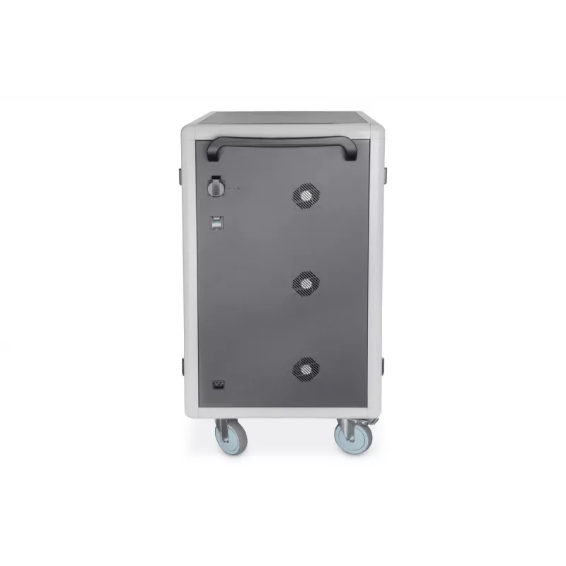 DIGITUS Lade-/Aufbewahrungswagen 15.6in USB-C 30 Ladeplätze PDU Lüfter 1260 x 824 x 650mm