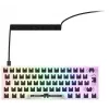 Kompakte 60 % kabelgebundene Tastatur Sharkoon SKILLER SGK50 S4 — QWERTZ-Layout, RGB-Beleuchtung, USB, 1,5 m Kabel, weiß