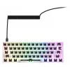 Kompakte 60 % kabelgebundene Tastatur Sharkoon SKILLER SGK50 S4 — QWERTZ-Layout, RGB-Beleuchtung, USB, 1,5 m Kabel, weiß