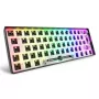 Mechanische kompakte 60%-Tastatur Sharkoon SKILLER SGK50 S4 — Kabelgebundenes USB, QWERTY deutsches Layout, RGB-Hintergrundbeleuchtung, 1,5 m Kabel, schwarz
