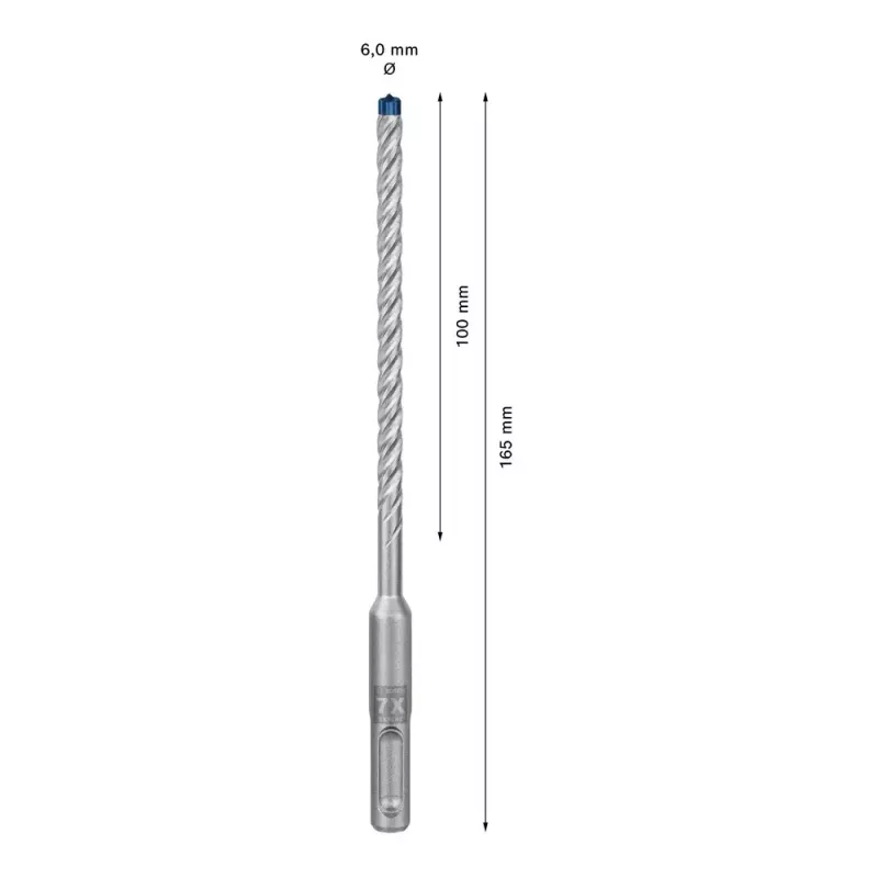 Bohrer Bosch SDS plus-7X 6 mm 165 mm