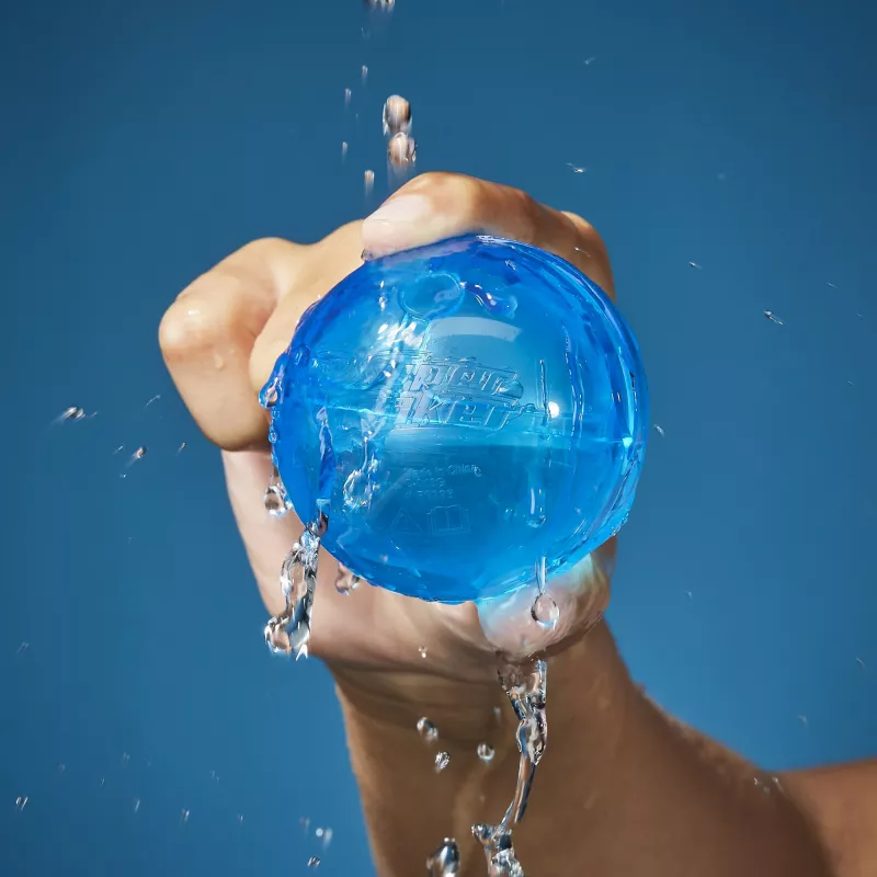 Wasserballons HASBRO Nerf Super Soaker Hydro Balls — eingebauter Wassertank, 6 Stück, Kunststoff, blau/gelb, Alter 6+
