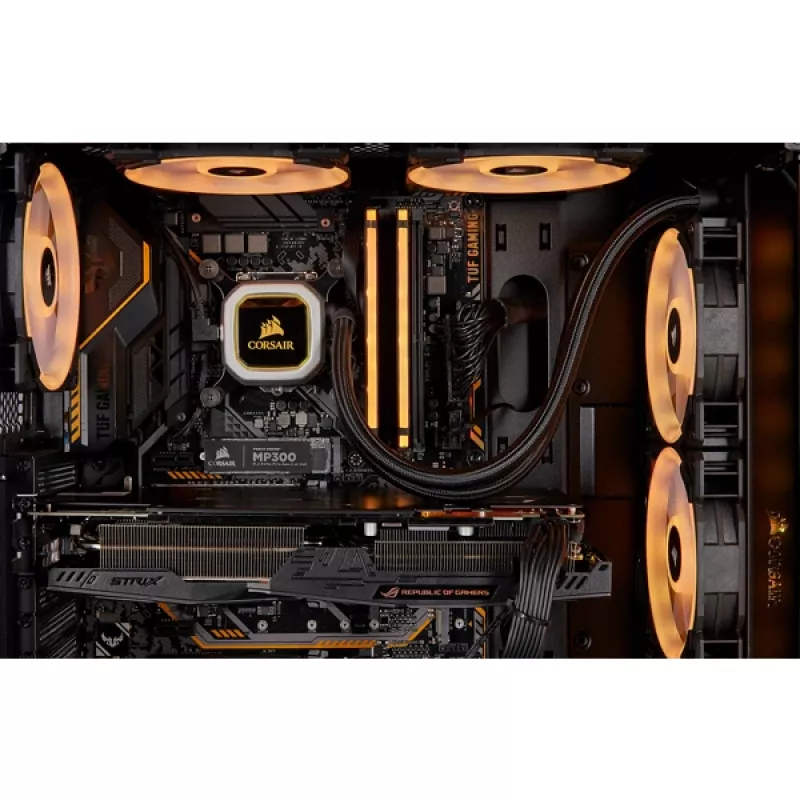 CORSAIR Speicher 16GB DDR4 3200MHz 2x8GB C16 - Schwarz (geöffnete Verpackung)