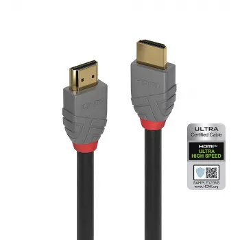 Lindy 0,5 m Ultra-High-Speed-HDMI-Kabel, Anthra Line