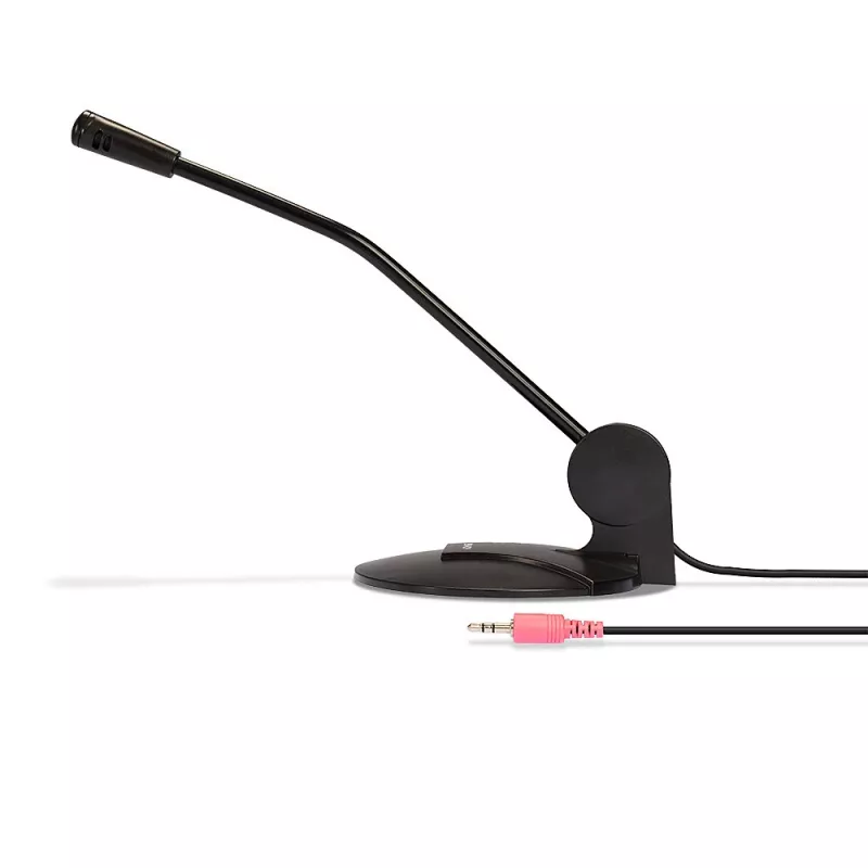 Lindy 3.5mm Audio-Desktop-Mikrofon, Konferenzmikrofon, 54 dB, 30 - 10000 Hz, 0.5 %, 2200 Ω, unidirektional