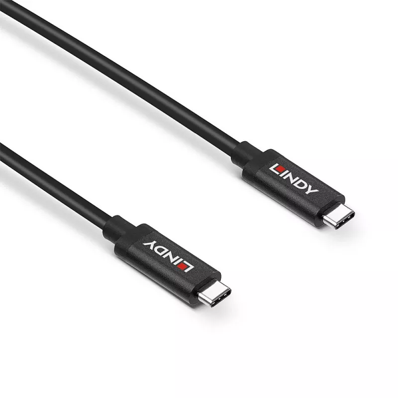 Lindy 5m aktives USB 3.2 Gen 2 C/C-Kabel, 5 m, USB C, USB C, USB 3.2 Gen 2 (3.1 Gen 2), 10 Gbit/s, Schwarz
