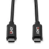 Lindy 5m aktives USB 3.2 Gen 2 C/C-Kabel, 5 m, USB C, USB C, USB 3.2 Gen 2 (3.1 Gen 2), 10 Gbit/s, Schwarz