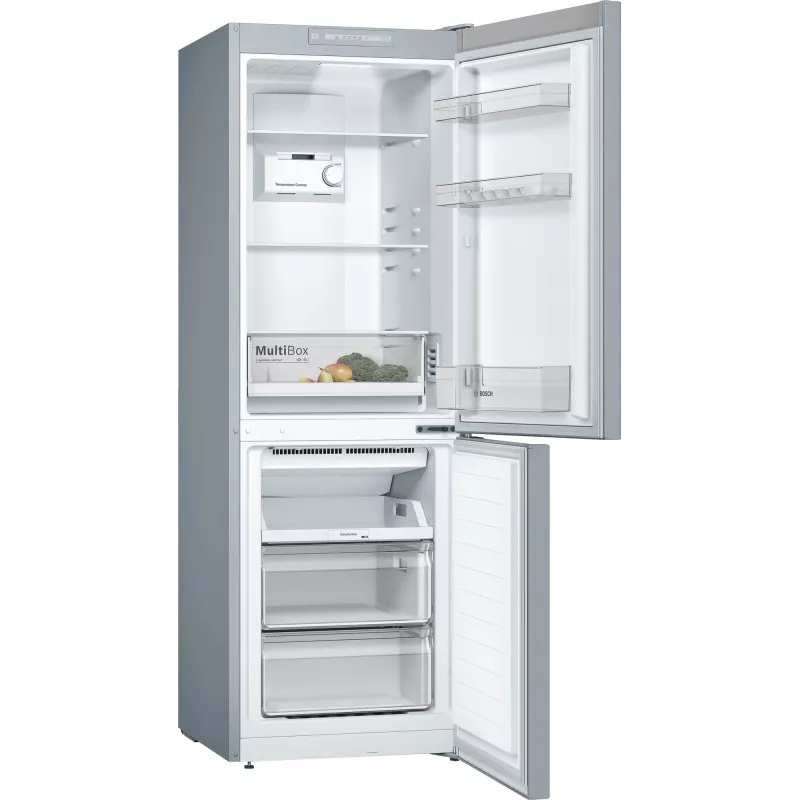 Bosch Serie 2 KGN33NLEB Kühl-Gefrierkombination Freistehend 282 L Edelstahl