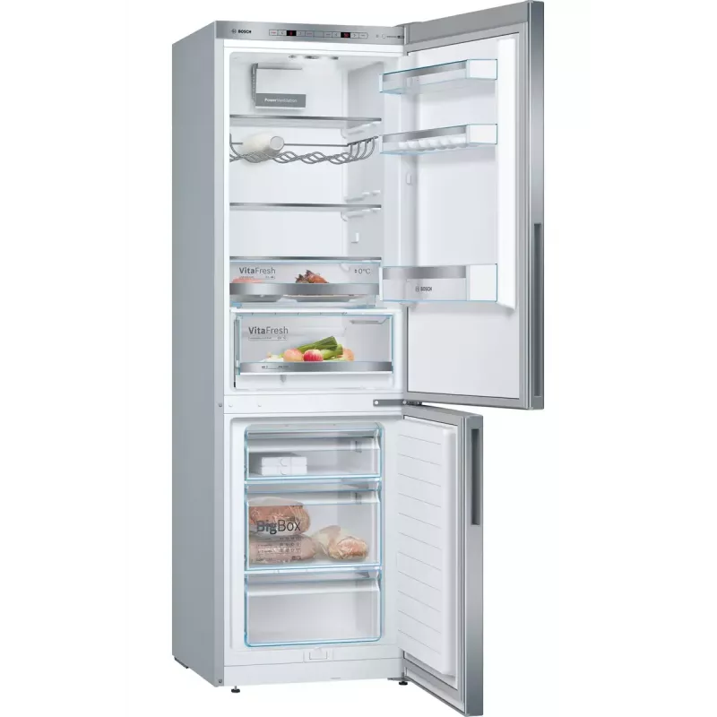 Bosch Serie 6 KGE36AICA Kühl-Gefrierkombination Freistehend 308 l Edelstahl