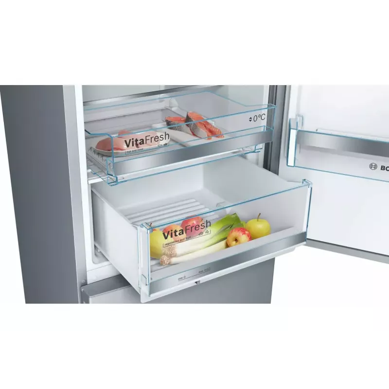 Bosch Serie 6 KGE36AICA Kühl-Gefrierkombination Freistehend 308 l Edelstahl