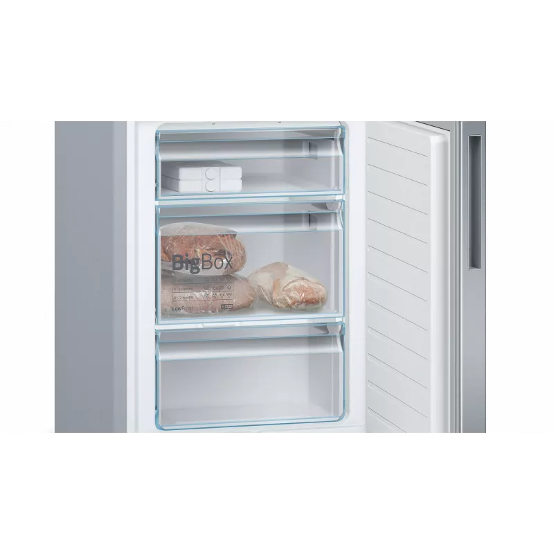 Bosch Serie 6 KGE39ALCA Kühl-Gefrierkombination freistehend 343 L Edelstahl