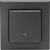 Innentemperatur- und Feuchtigkeitssensor HomeMatic HmIP‑STH‑A anthrazit, kabelloser Smart-Home-Sensor