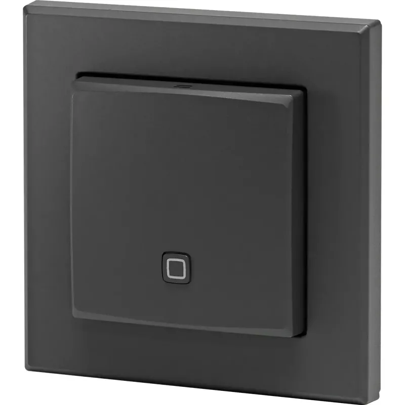 Innentemperatur- und Feuchtigkeitssensor HomeMatic HmIP‑STH‑A anthrazit, kabelloser Smart-Home-Sensor