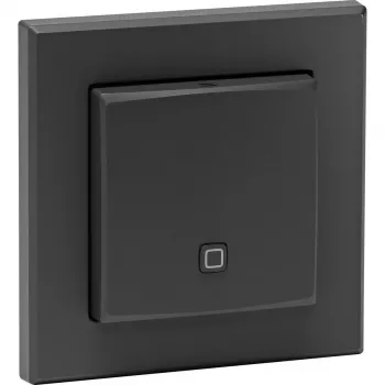 Innentemperatur- und Feuchtigkeitssensor HomeMatic HmIP‑STH‑A anthrazit, kabelloser Smart-Home-Sensor