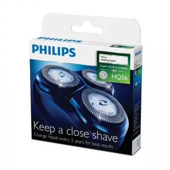 Philips HQ900 Series Rasierköpfe HQ56/50 Recyclable CloseCut Ersatz-Scherköpfe
