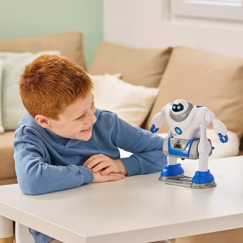 VTech V-Bot, Junge/Mädchen, 5 Jahr(e), mit Ton VTech V-Bot. Batterietyp: AA. Produktfarbe: Schwarz, Blau, Weiß