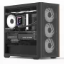 Mini Tower PC Aerocool D301A Schwarz Holz ATX-Netzteil