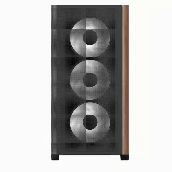 Mini Tower PC Aerocool D301A Schwarz Holz ATX-Netzteil