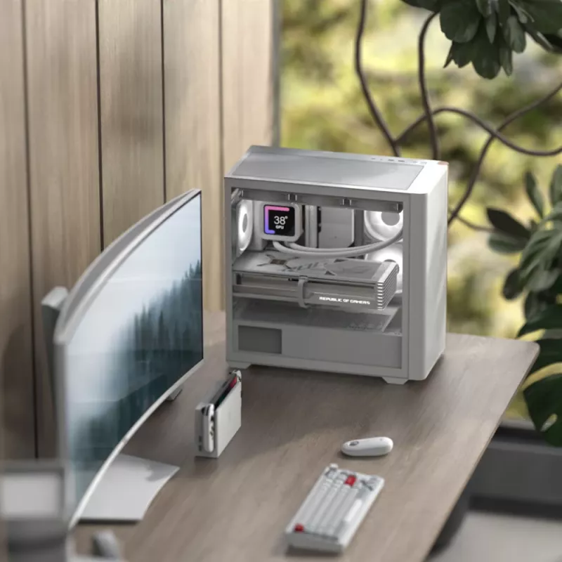 Mini Tower PC Aerocool D301A Schwarz Holz ATX-Netzteil